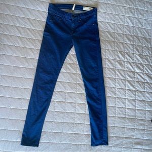 Rag & Bone High Rise Skinny jeans medium to dark wash size 27